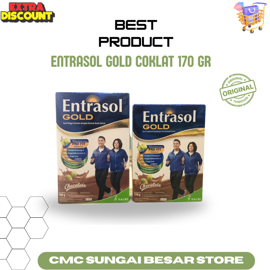 

Entrasol Gold Coklat 170 Gr & 580 gr