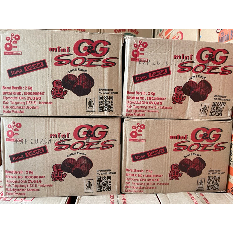 

2kg Mini GG Soes Rasa Coklat