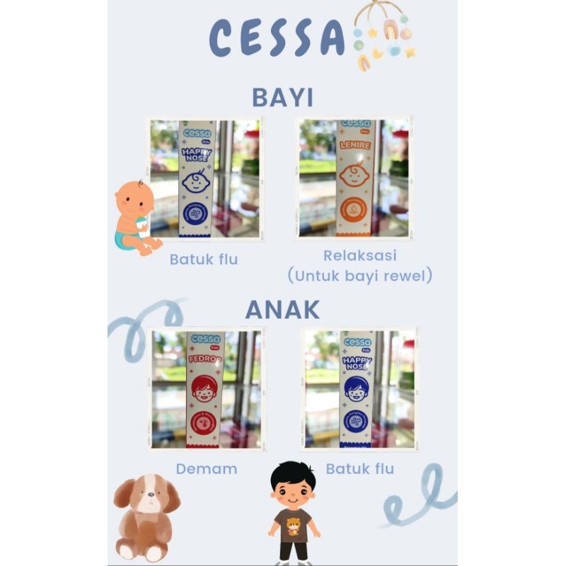 cessa anak bayi batuk pilek demam panas relaksasi