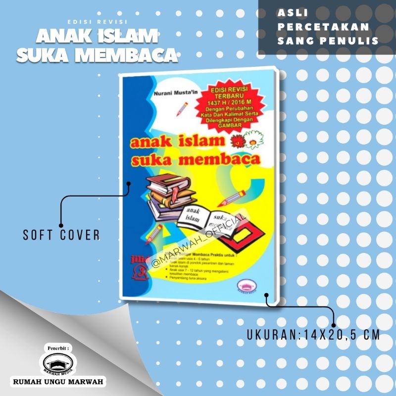 BUKU BELAJAR MEMBACA LATIN (AISM ANAK ISLAM SUKA MEMBACA JILID 3) ORIGINAL