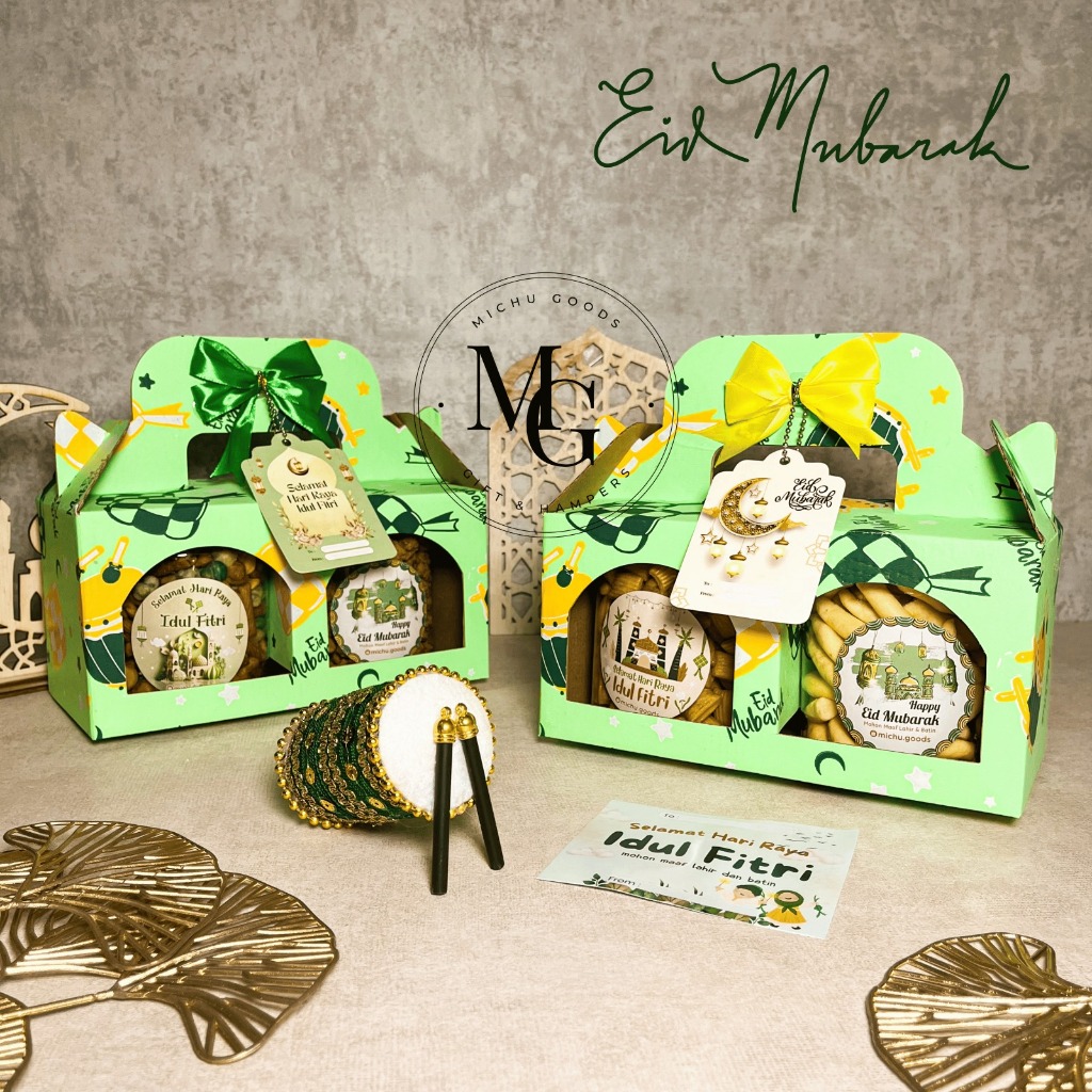 

[Ready Stock] Hampers Lebaran isi 2 Jar / Hampers Idul Fitri / Hampers Parcel Eid Mubarak / Bingkisan Lebaran Ramadhan 2 Jar 600ml