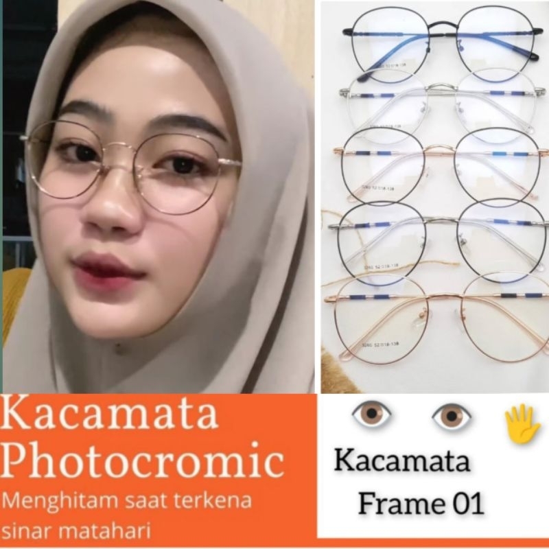 KACAMATA WANITA BULET KACAMATA MINUS ANTI RADIASI  3260