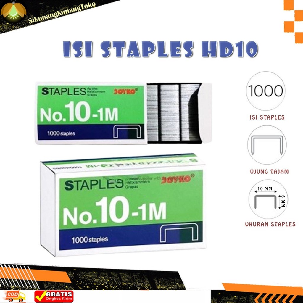 

(SKN) Staples Isi Stapler Refill Stapler Hekter Joyko original hd-10 hd10 / hd 10mp hd-10mp jepretan