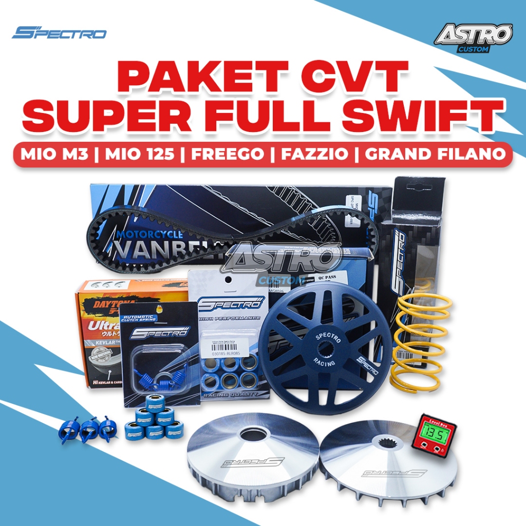 Paket Super Full Upgrade Mio M3 Soul GT Gear Fino 125 Freego Filano Fazzio Mangkok Swift Spectro