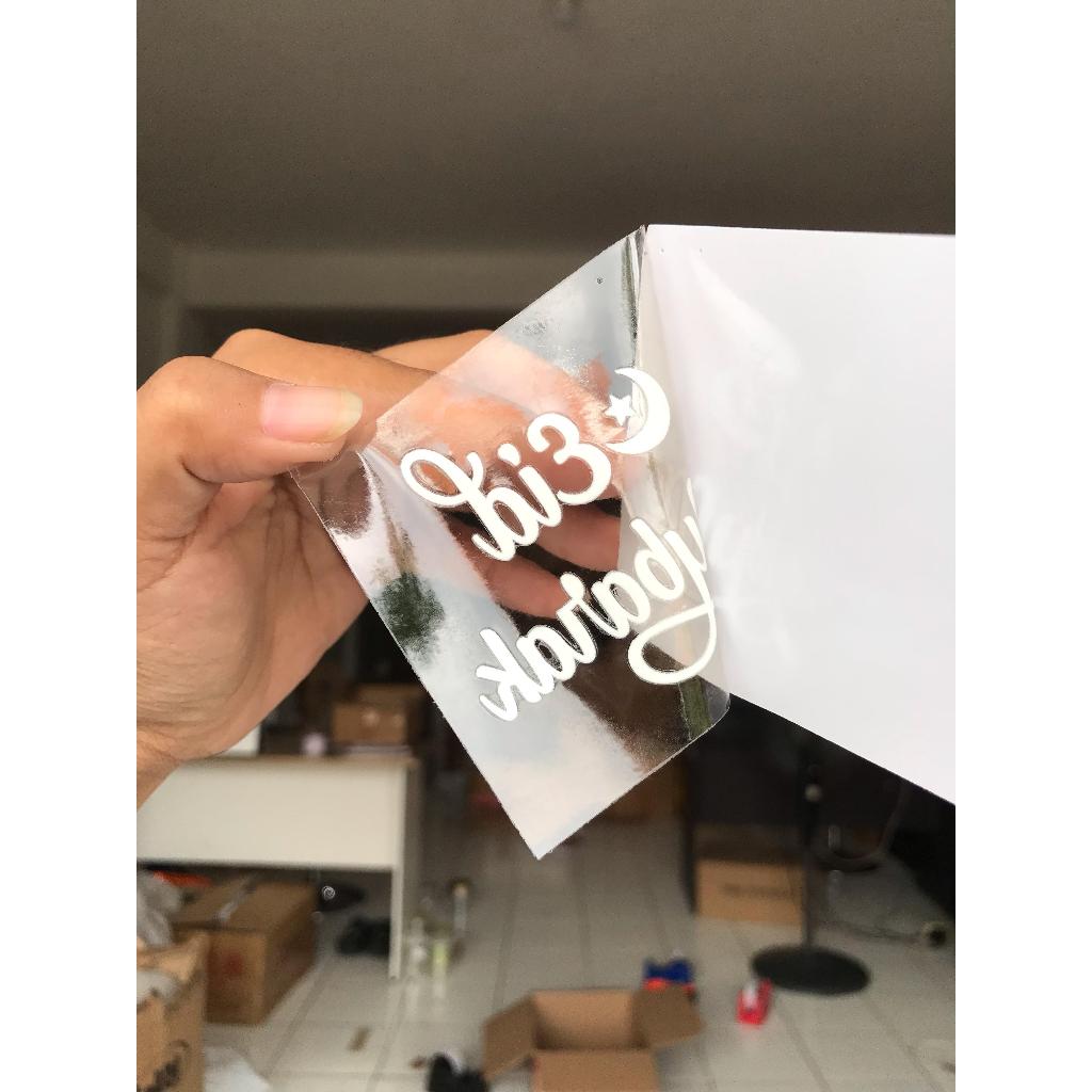 

Stiker Eid Mubarak UV-DTF / Stiker Lebaran / Stiker Idul Fitri