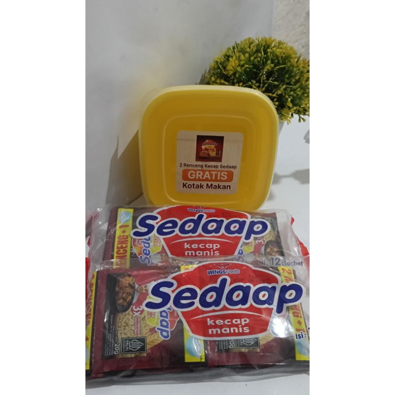 

Kecap sedap free box (2renceng/24 sachet)