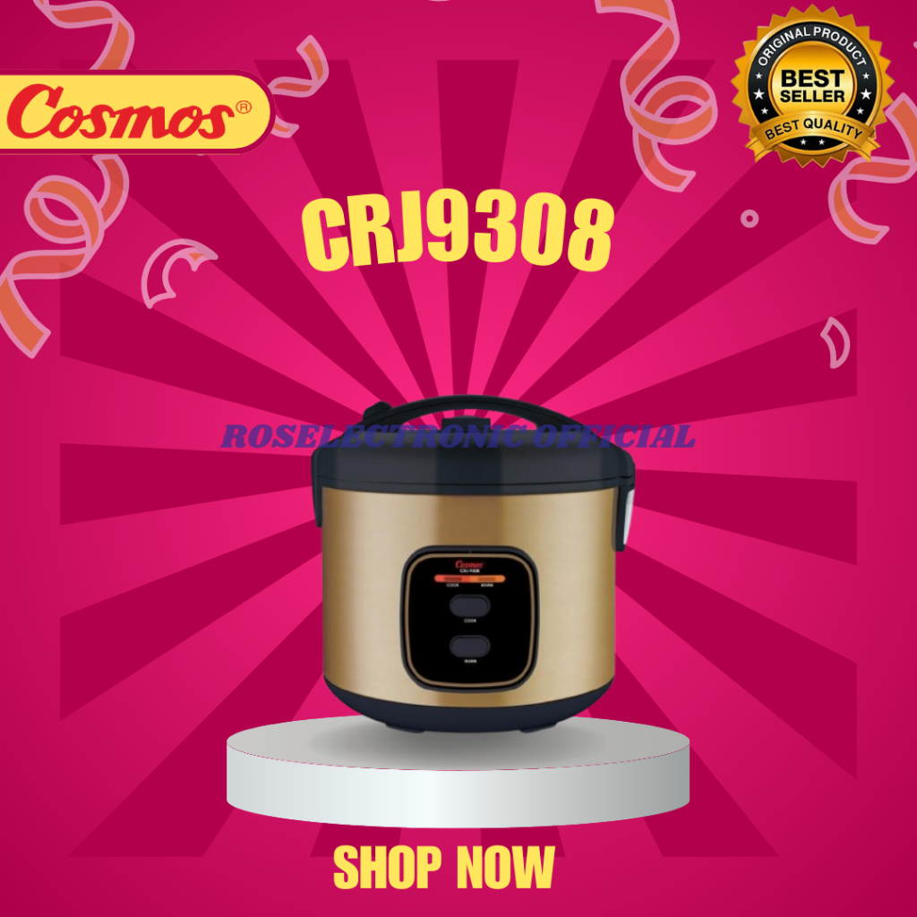 RICE COOKER NON STICK COSMOS CRJ9308 2L ORIGINAL BERGARANSI/CRJ-9308/CRJ 9308/CRJ-9308/CRJ 9308