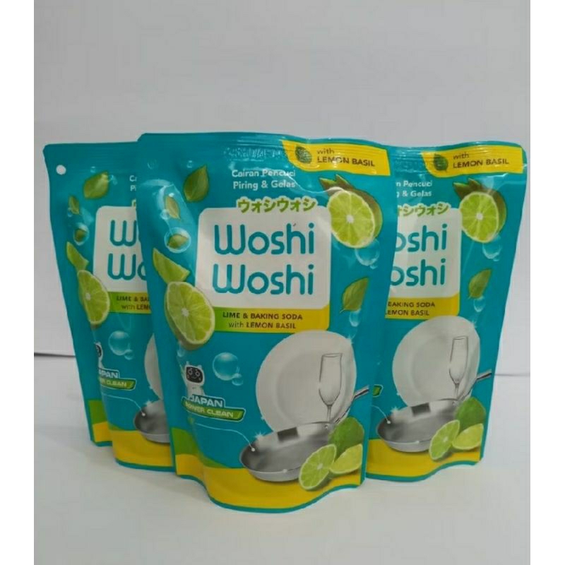 WOSHI WOSHI 75ML DAN 200ML SABUN PENCUCI PIRING DENGAN LEMON DAN BAKING SODA