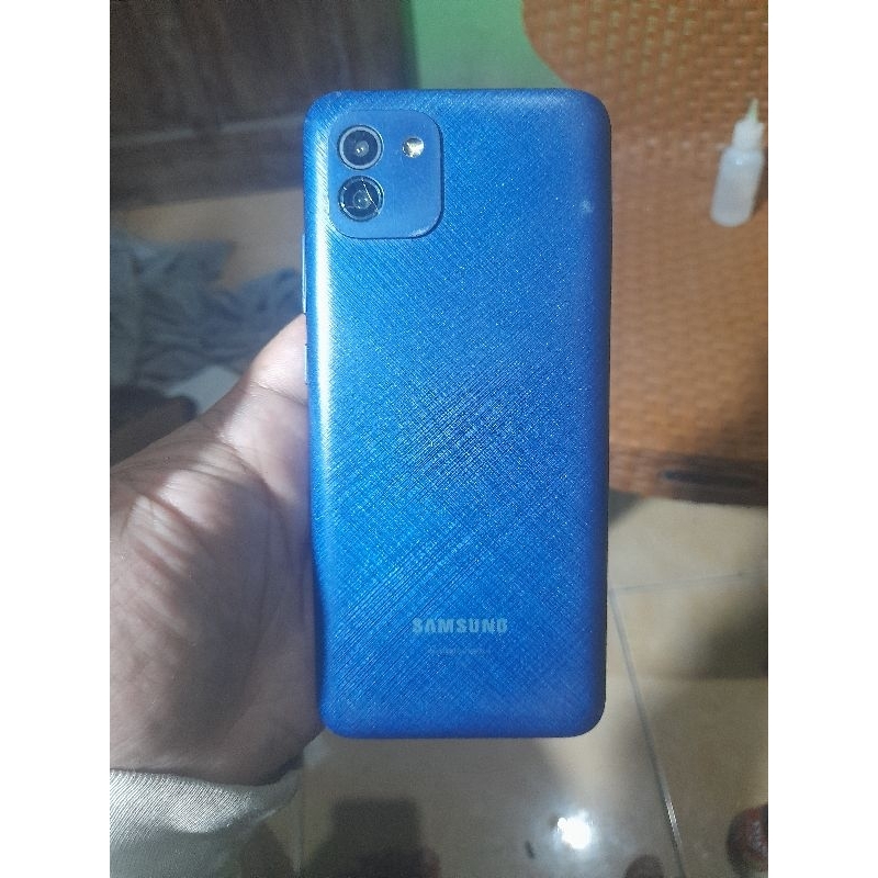 Jual mesin hp teasted samsung a03 minus lcd garansi