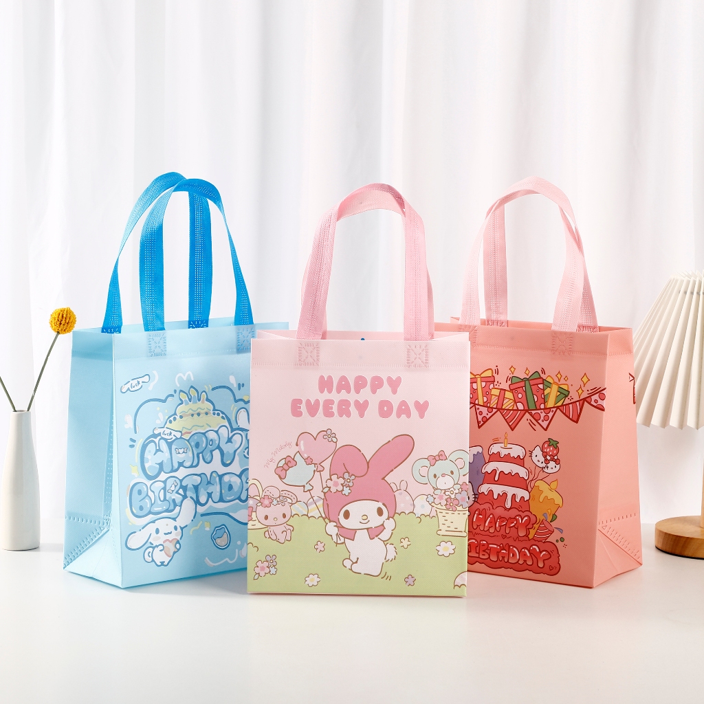 

Tas Ulang tas bekal Tahun Anak" Tebal/Souvenir/Tas Hadiah Ultah Terlaris/Goodiebag Motif Kartun/tas termurah SRD-01