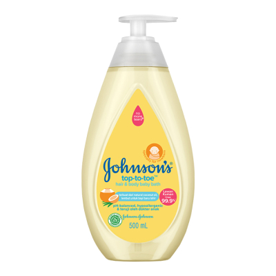 Johnson's Baby Sabun Mandi & Sampo Bayi Pump 500 ml