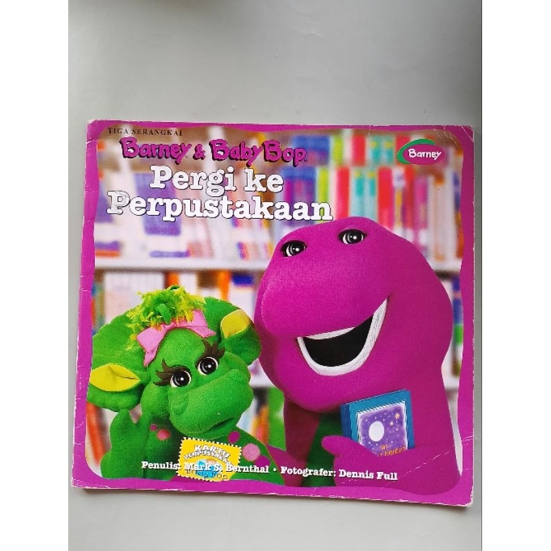 BUKU CERITA PERGI KE PERPUSTAKAAN BARNEY & BABYBOP