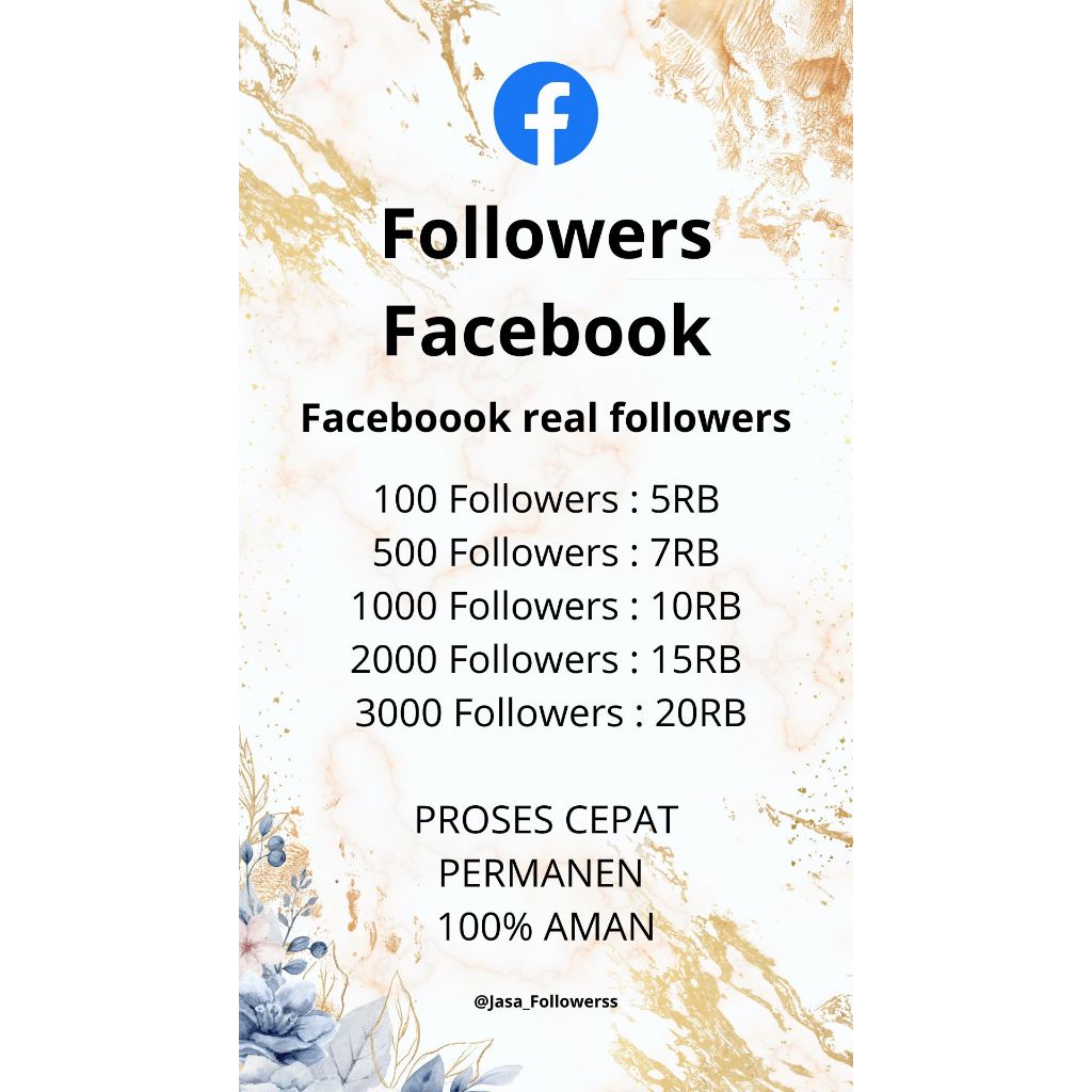 FOLLOWER FACEBOOK CEPAT, REAL BERTAMBAH