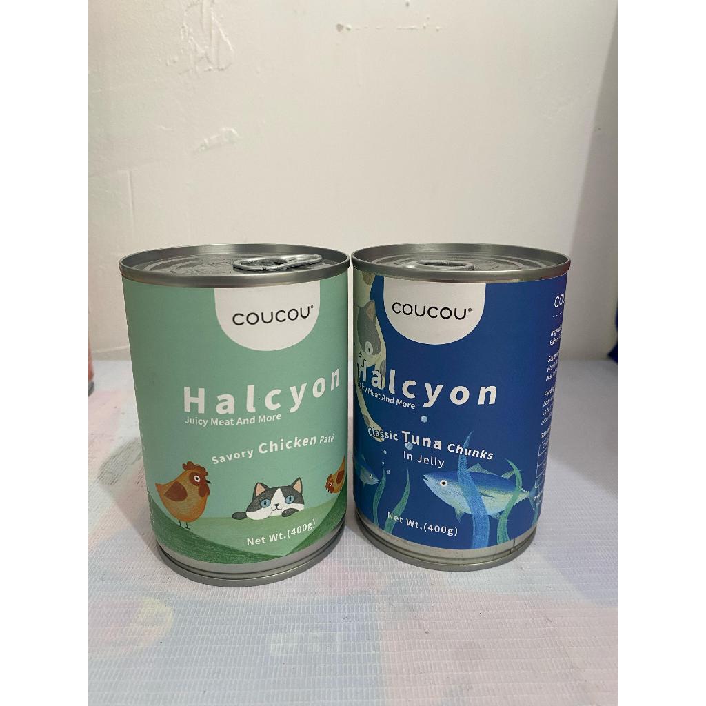 

Coucou Halcyon Jelly Tuna Chicken In Net Wt. (400g) Jelly Chicken Pate (400gr)