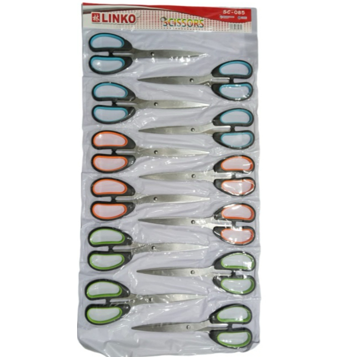

Gunting Linko Jumbo SC-085 / Gunting Jumbo Tajam dan Anti Karat (1 RENTENG isi 12 PCS)