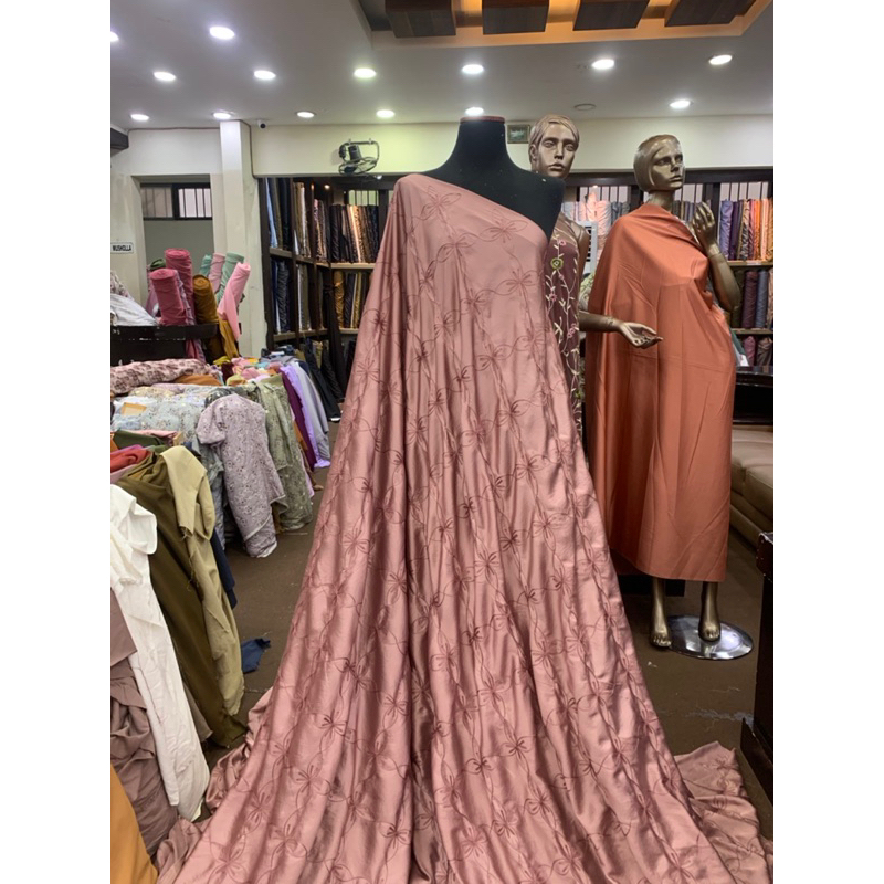 ARMANI SILK CHAIN EMBRO/BAHAN KAIN SATIN ARMANI BORDIR