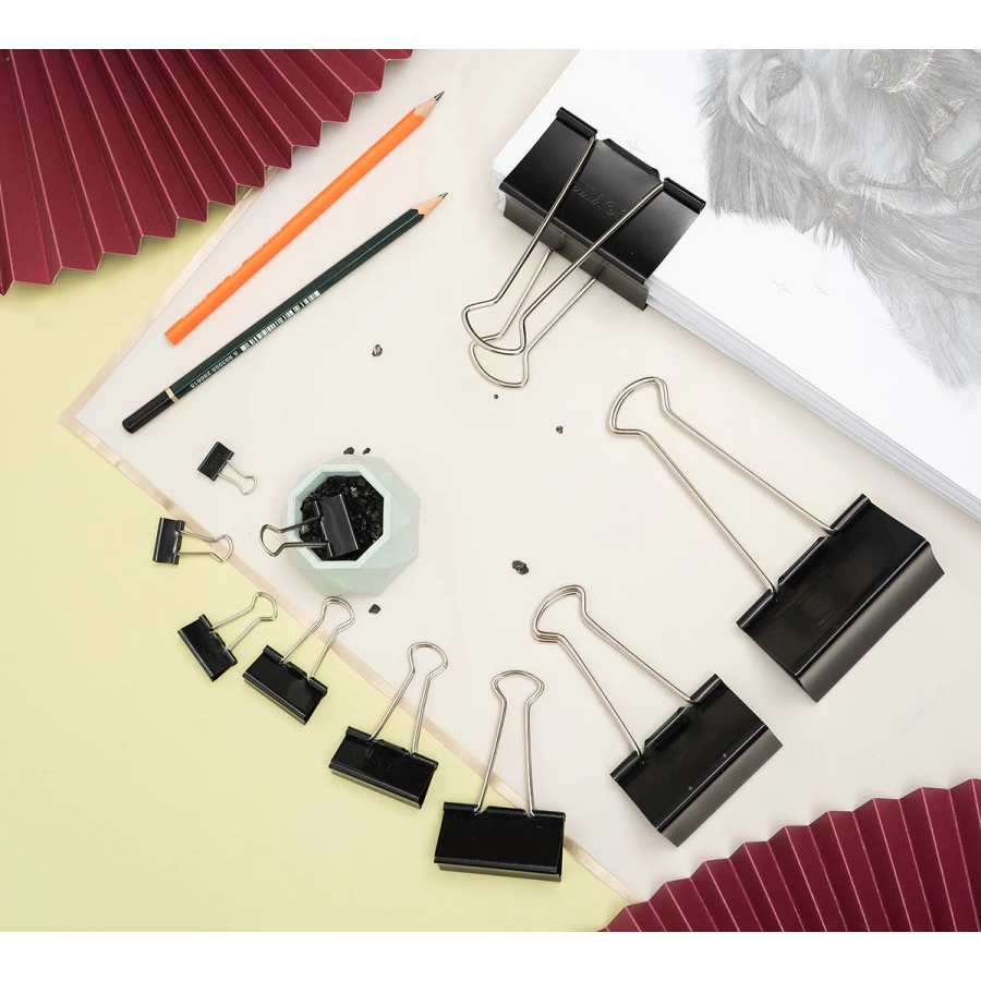 

Binder Clip Klip Penjepit Kertas File Berkas Perlengkapan Kantor