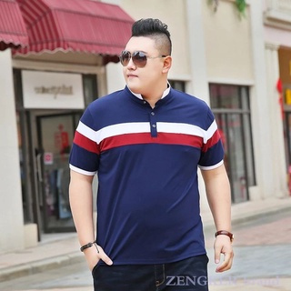 ZENEKA Kaos Polo Pria Jumbo Kerah Kancing Oversize Lengan Pendek Kombinasi Rapi All Variant Big Size