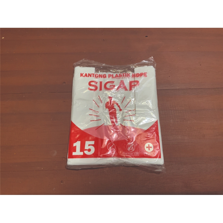 KANTONG PLASTIK KRESEK HD / HDPE PUTIH SUSU TEBAL 15 / Bening / Hitam / Besar / Sedang