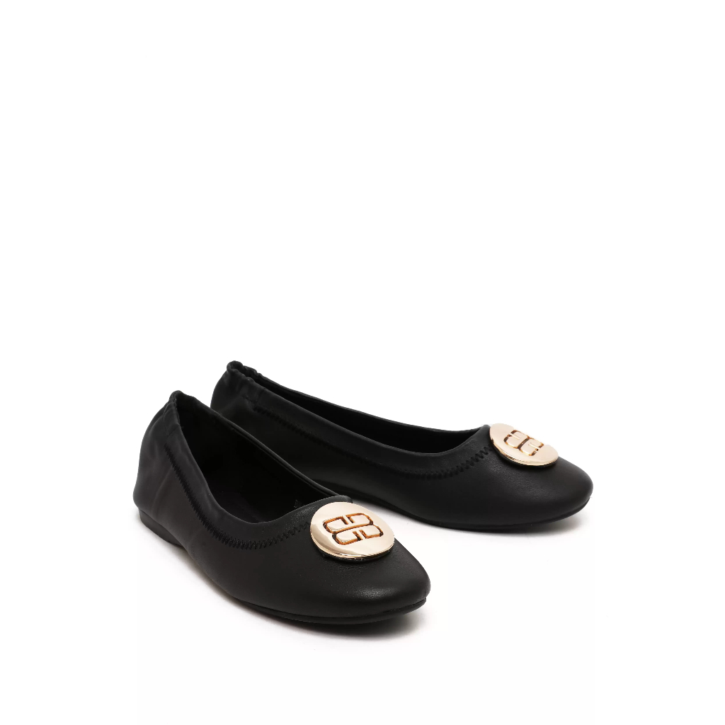 BUCCHERI ULLA sepatu Flat Hitam Wanita-bw4003