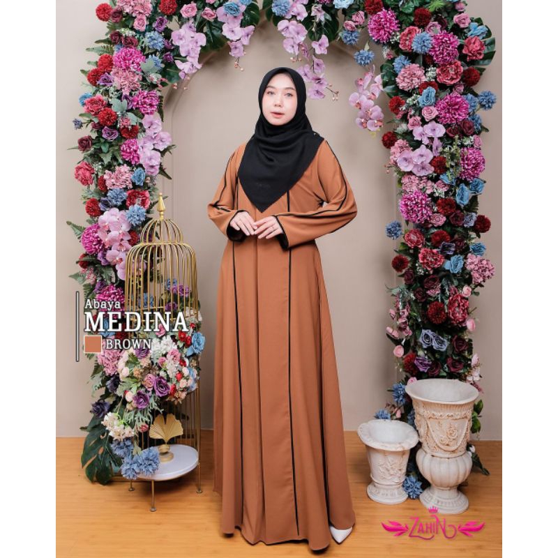 MEDINA ABAYA by ZAHIN  / GAMIS ABAYA LIST / GAMIS ABAYA BUSUI / GAMIS ABAYA POLOS / GAMIS ABAYA SABR