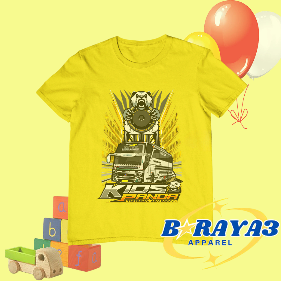 Kaos Busmania Kids Panda – Nyaman & Trendi untuk Si Kecil