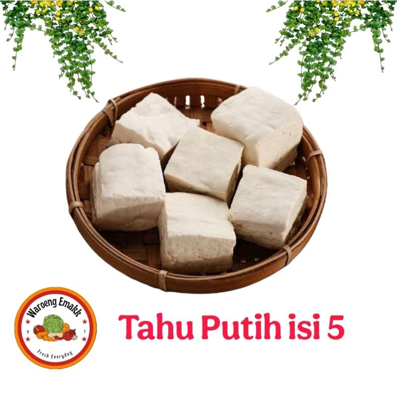 

TAHU PUTIH BERSIH ISI 5
