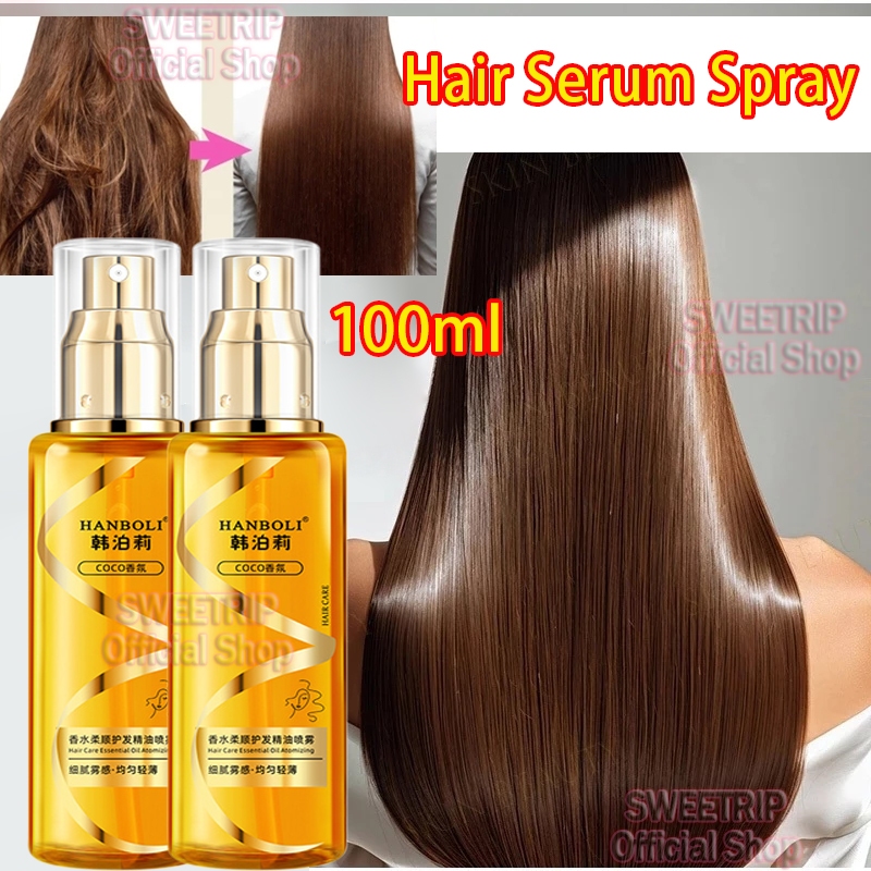 100ml Hair Serum Spray hair care rambut mengembang hair parfum tahan lama Essential oil spray perawa