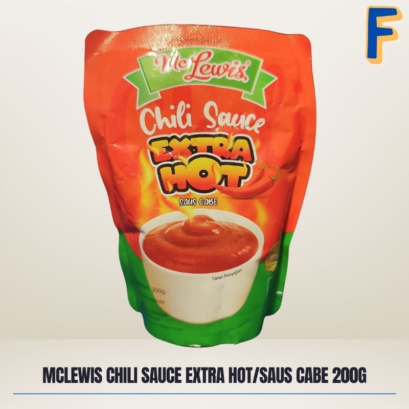 

Mc Lewis Chili Sauce Extra Hot/Saus Cabe 200g
