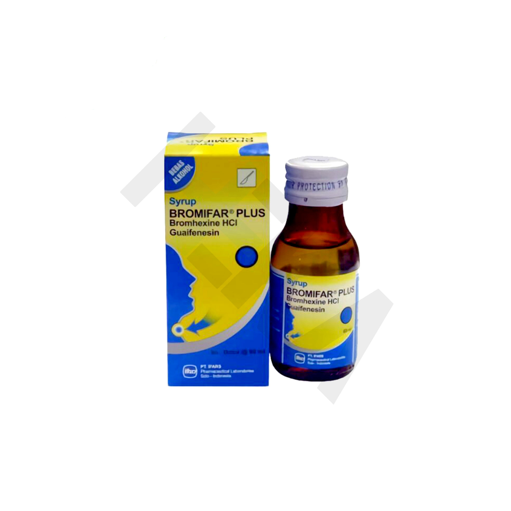 Bromifar Plus Sirup 60 cc - Sirup Obat Batuk [Majapahit]