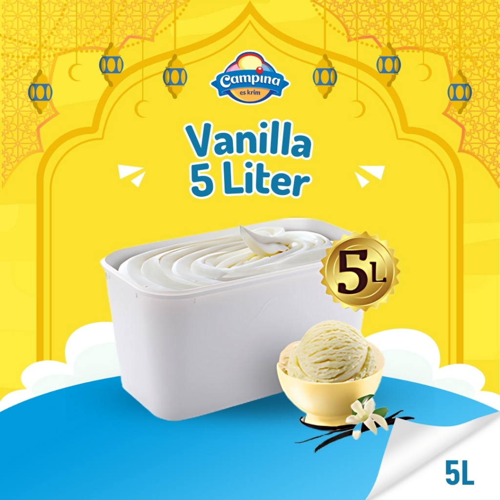 

Campina 5 Liter Vanilla - Es Krim