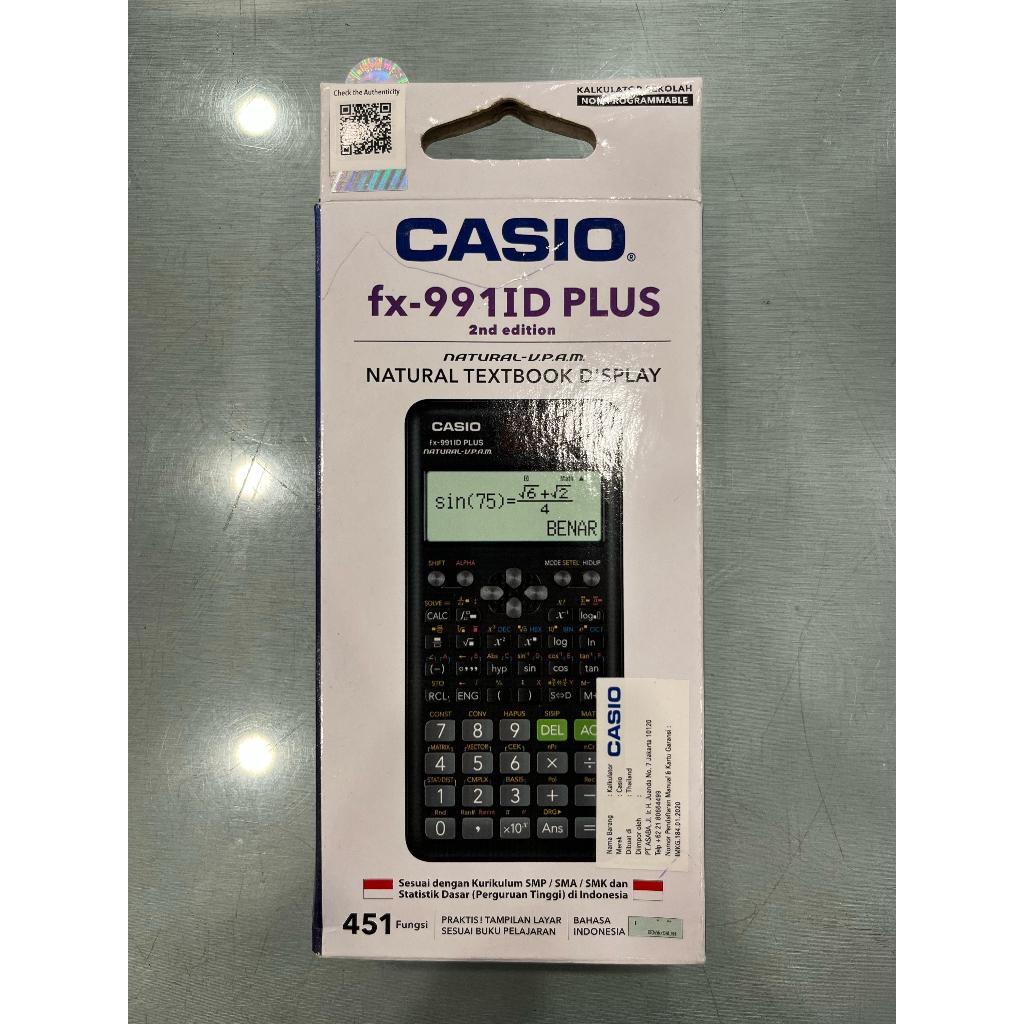 

Gramedia Bengkulu - Casio Calculator 991 ID Plus - 2