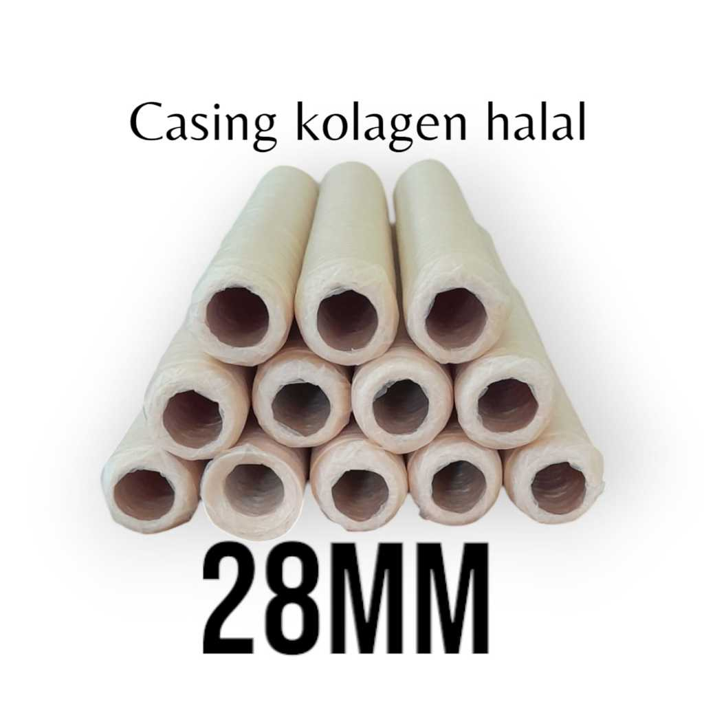 

28MM CASING SOSIS KOLAGEN / COLLAGEN CASING EDIBLE CASING HALAL