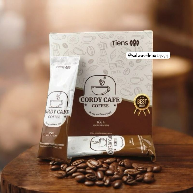

Tiens Cordy Cafe Coffee Kopi Hitam 1 Box Isi 10 Sachet Ori