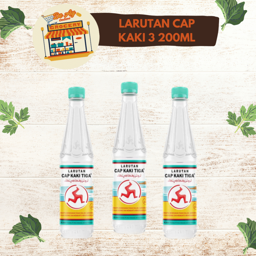 

Larutan Penyegar Cap Kaki Tiga 200 Ml