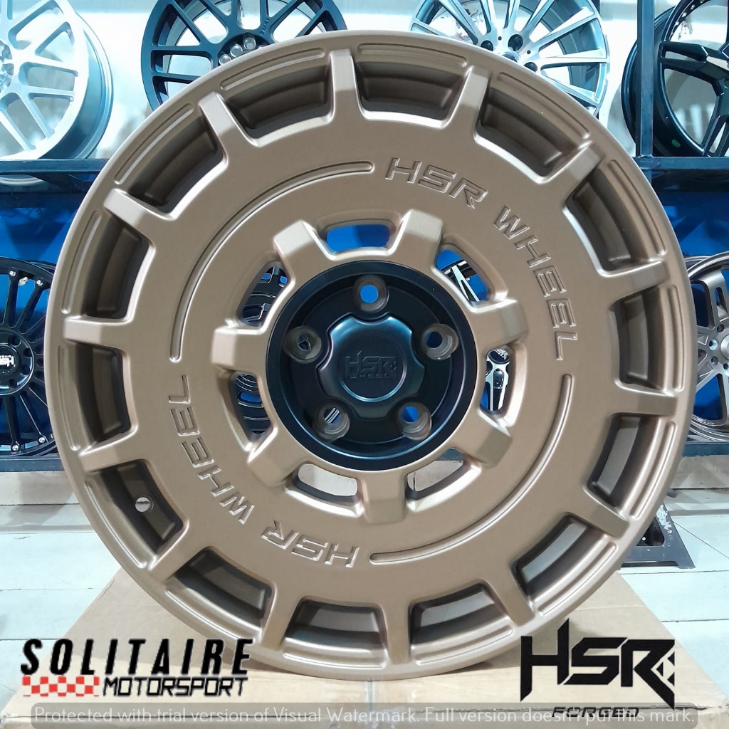 VELG MOBIL HSR RING 18 MODEL RALLY LOOK BRONZE BUAT INNOVA QUTLANDER CIVIC BALENO XTRAIL