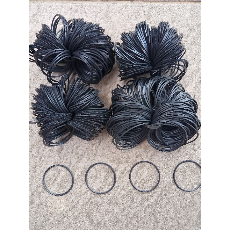 Gelang Karet Hitam 1 Gross(Isi 144 pcs)