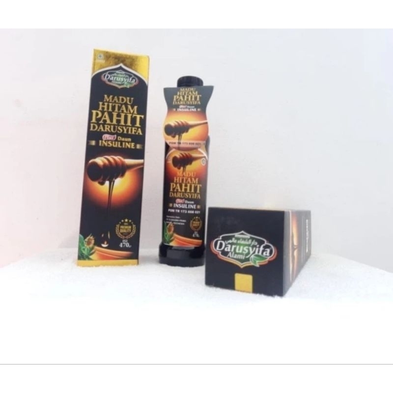 

Madu Hitam Pahit Insulin Darusyifa Plus Propolis & Sambiloto
