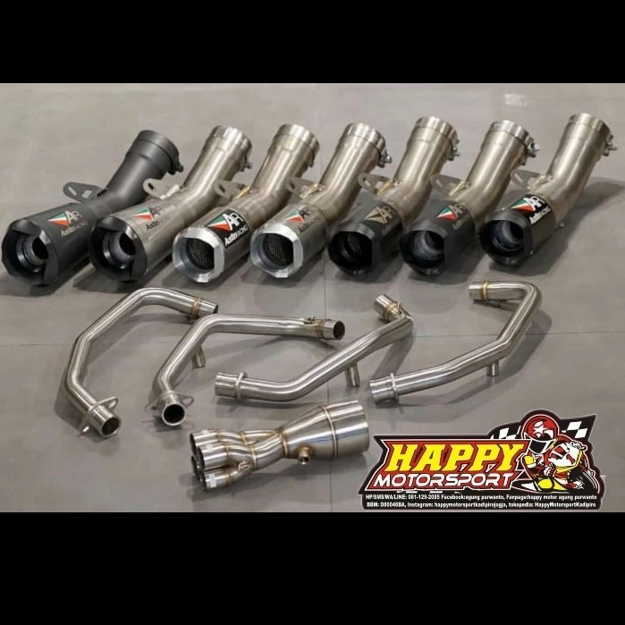 Header kawasaki ZX25R khusus knalpot Austin original