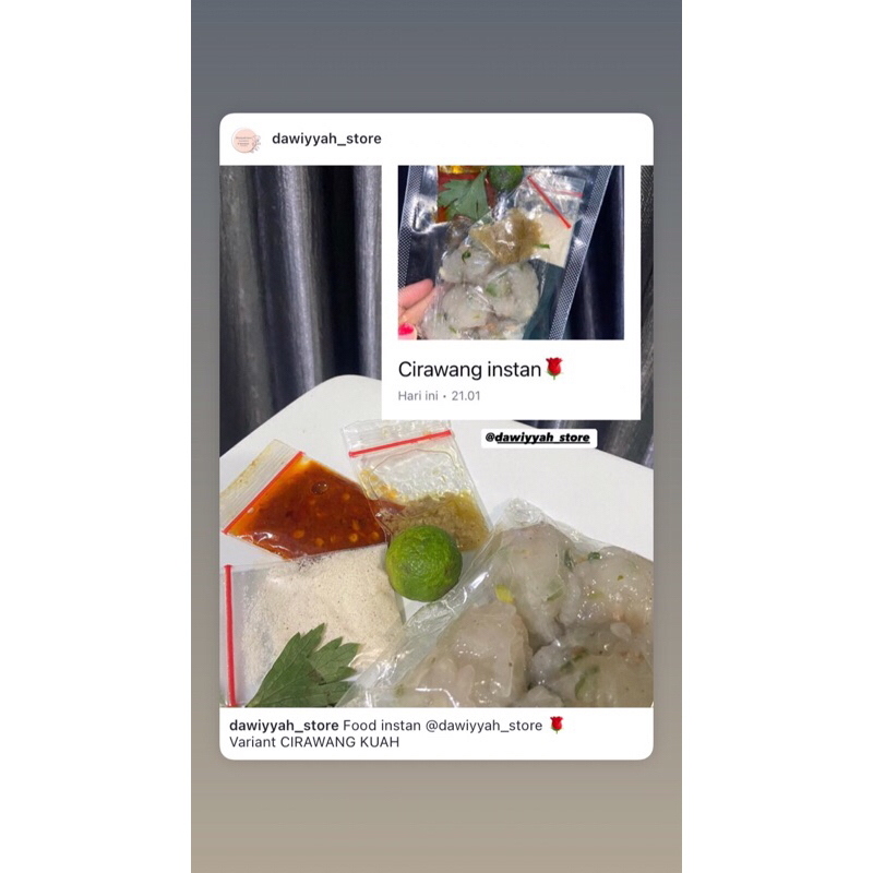 Frozeen Food CIRAWANG INSTAN Dawiyyah Store