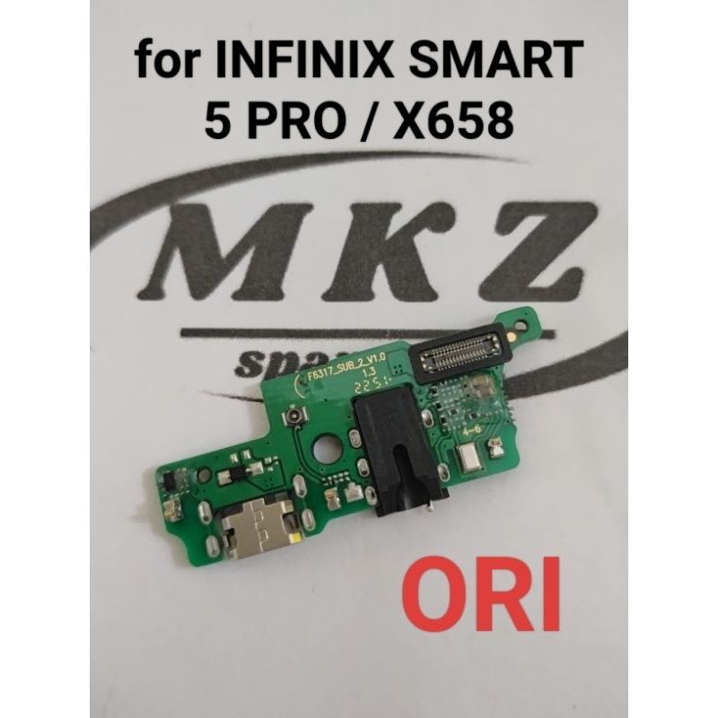 CONNECTOR CHARGER INFINIX SMART 5 PRO / INFINIX X658 ORI PAPAN KONEKTOR CAS PCB INFINIX SMART 5 PRO