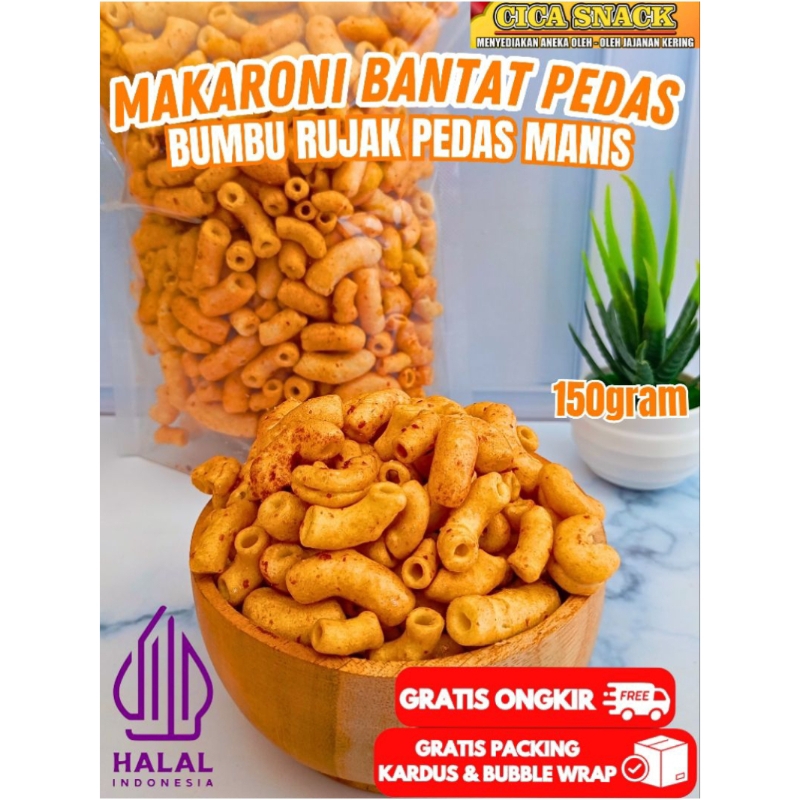 

Makaroni Bantat Pedas Bumbu Rujak 150gram