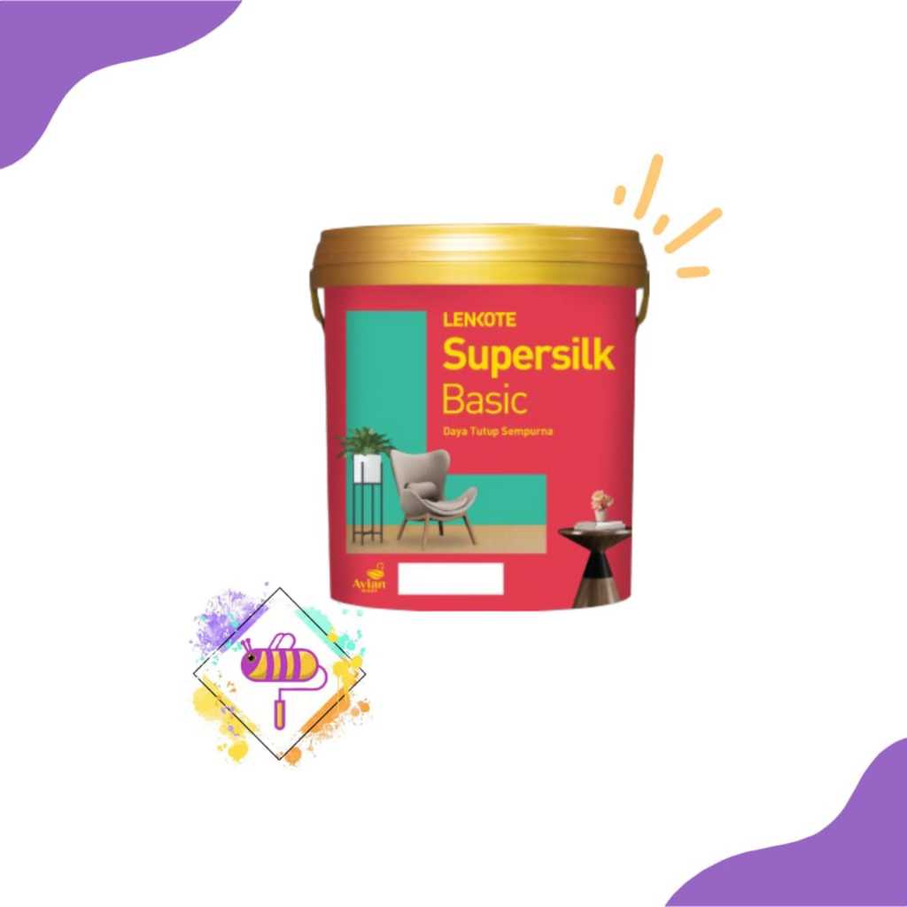 CAT TEMBOK LENKOTE SUPERSILK BASIC CAT ANTI BELANG 20 LTR