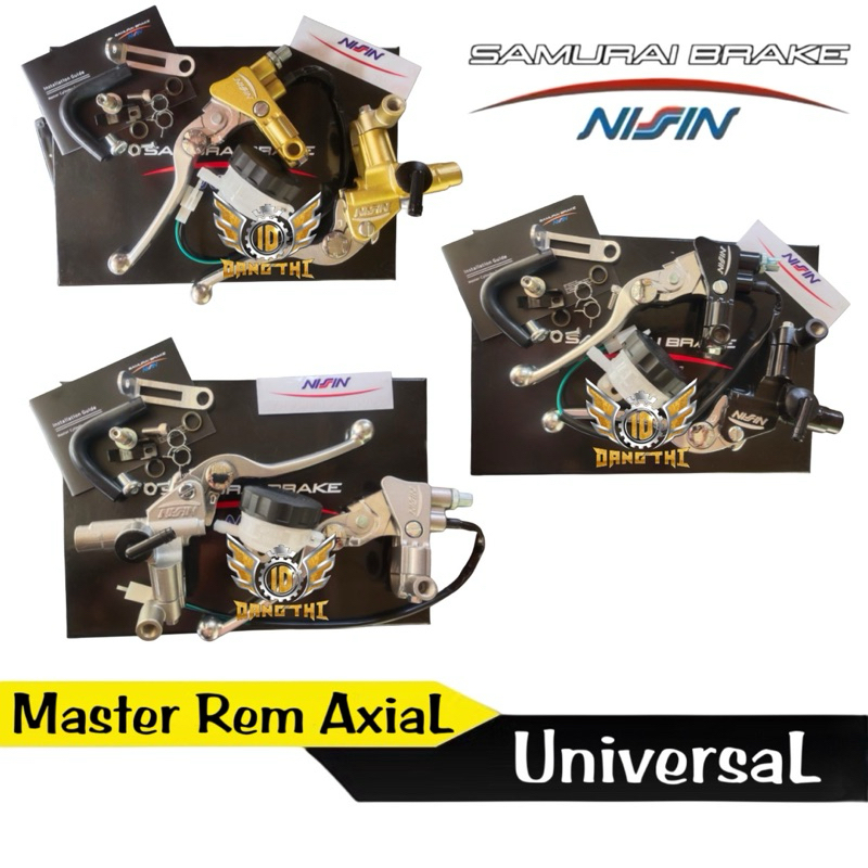 Master Rem Nissin Samurai Axial Set Kiri Kanan Handle Master Rem Samurai Universal Ninja Vixion