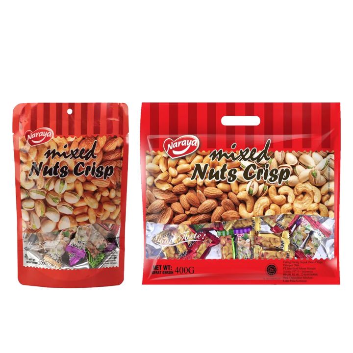 

Naraya Mixed Nuts Crips 400gr || 200gr