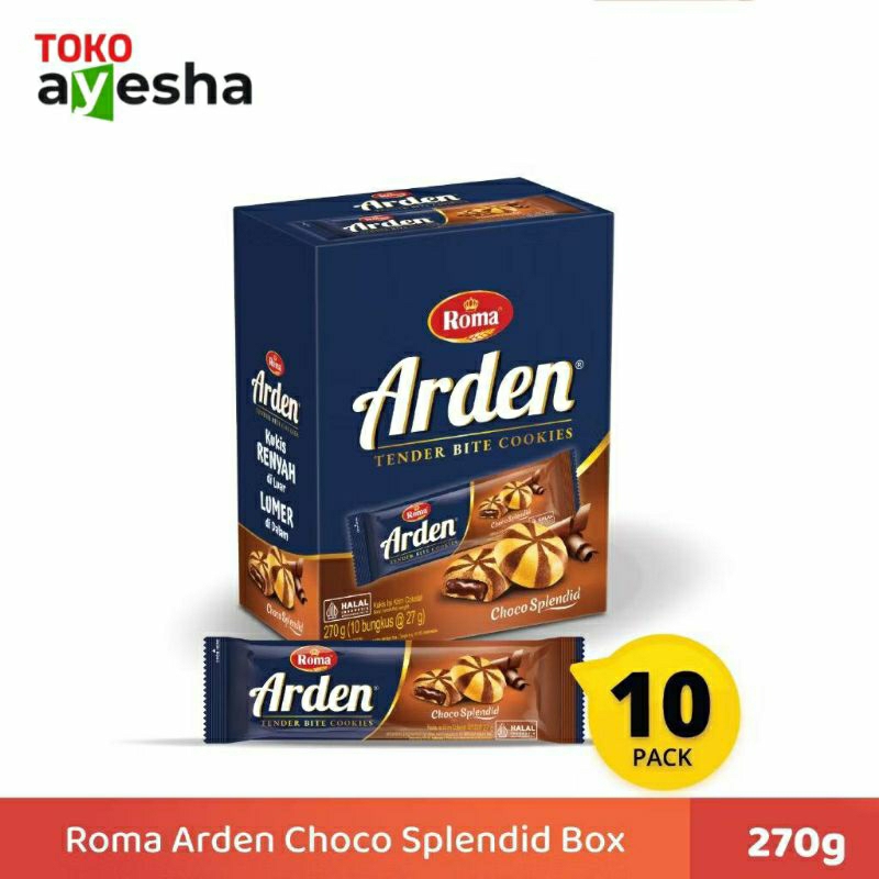 

Roma Arden Choco Splendid 270 gr - 1 Box isi 10 Pcs