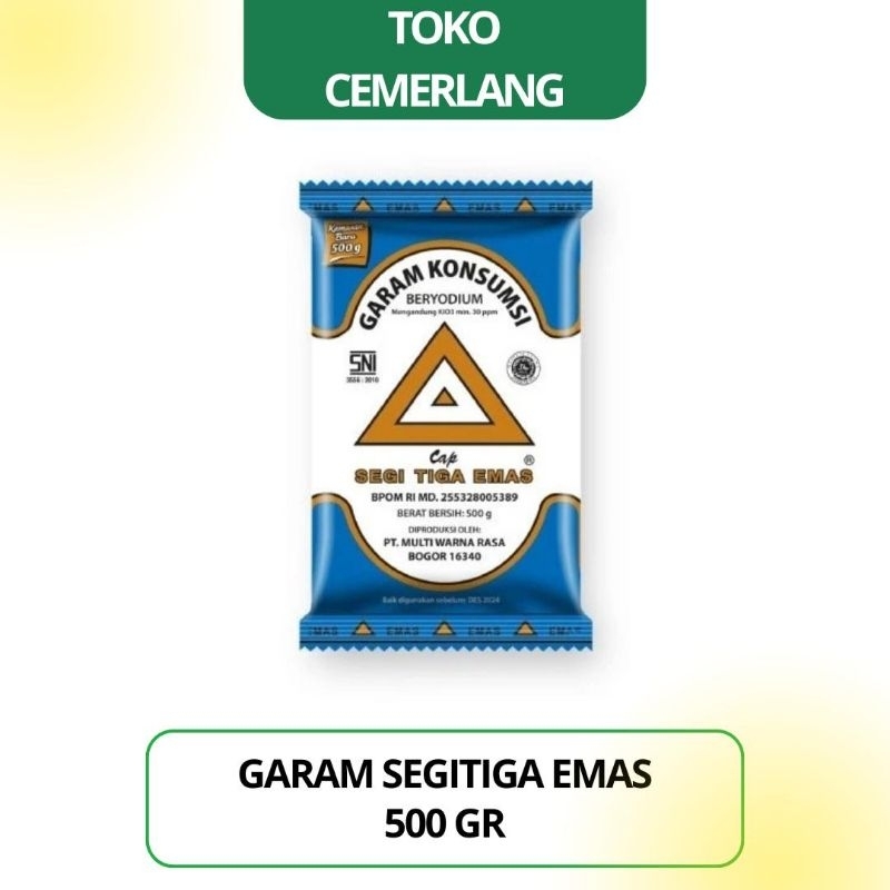

Garam Segitiga Emas 500 gr