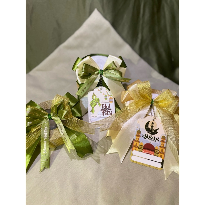 

Pita Hampers Satin Siap Pakai | Hang Tag Hampers