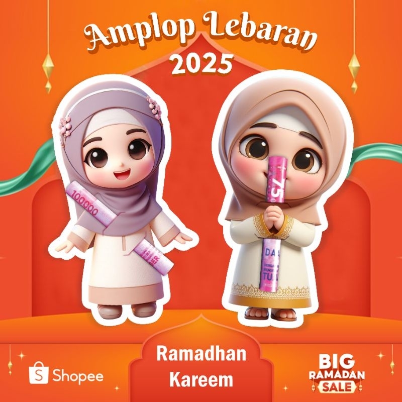 

Grosir Amplop Lebaran Idul Fitri Amplop Karakter 3D Angpao Lucu Amplop Karakter Viral