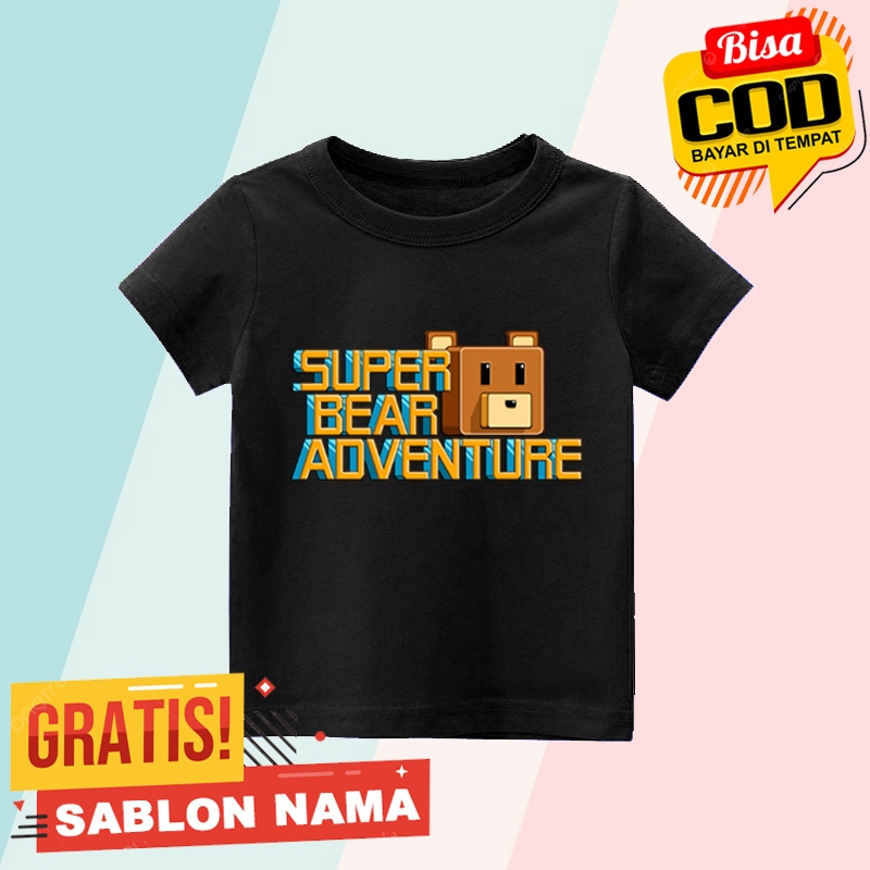 Kaos Anak Bear / Baju Anak Laki Laki & Perempuan Bear